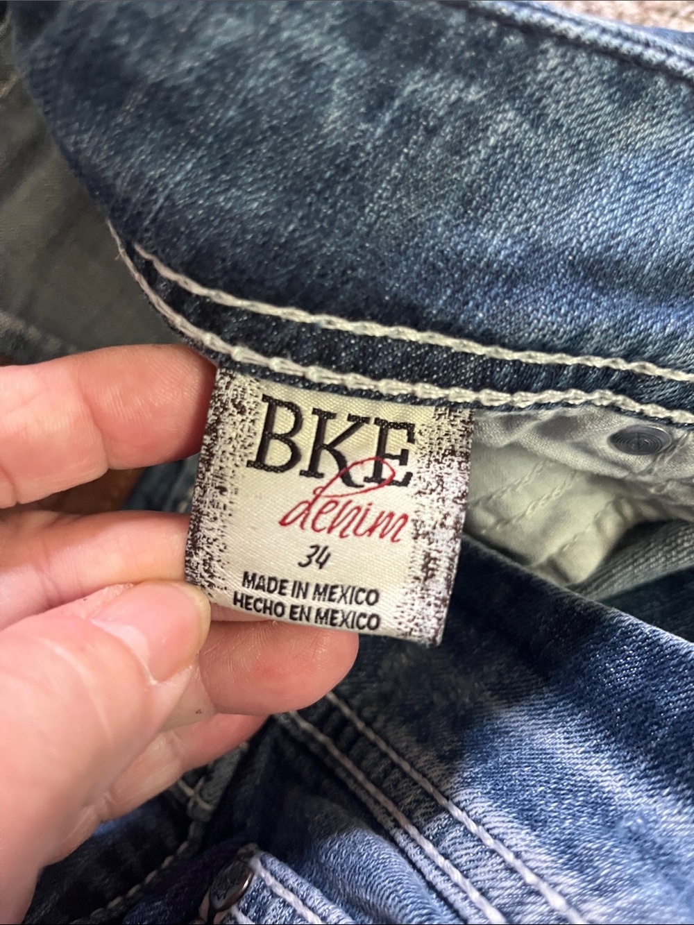 BKE Sabrina Cropped Straight Jeans Capri Denim - Picture 4 of 11